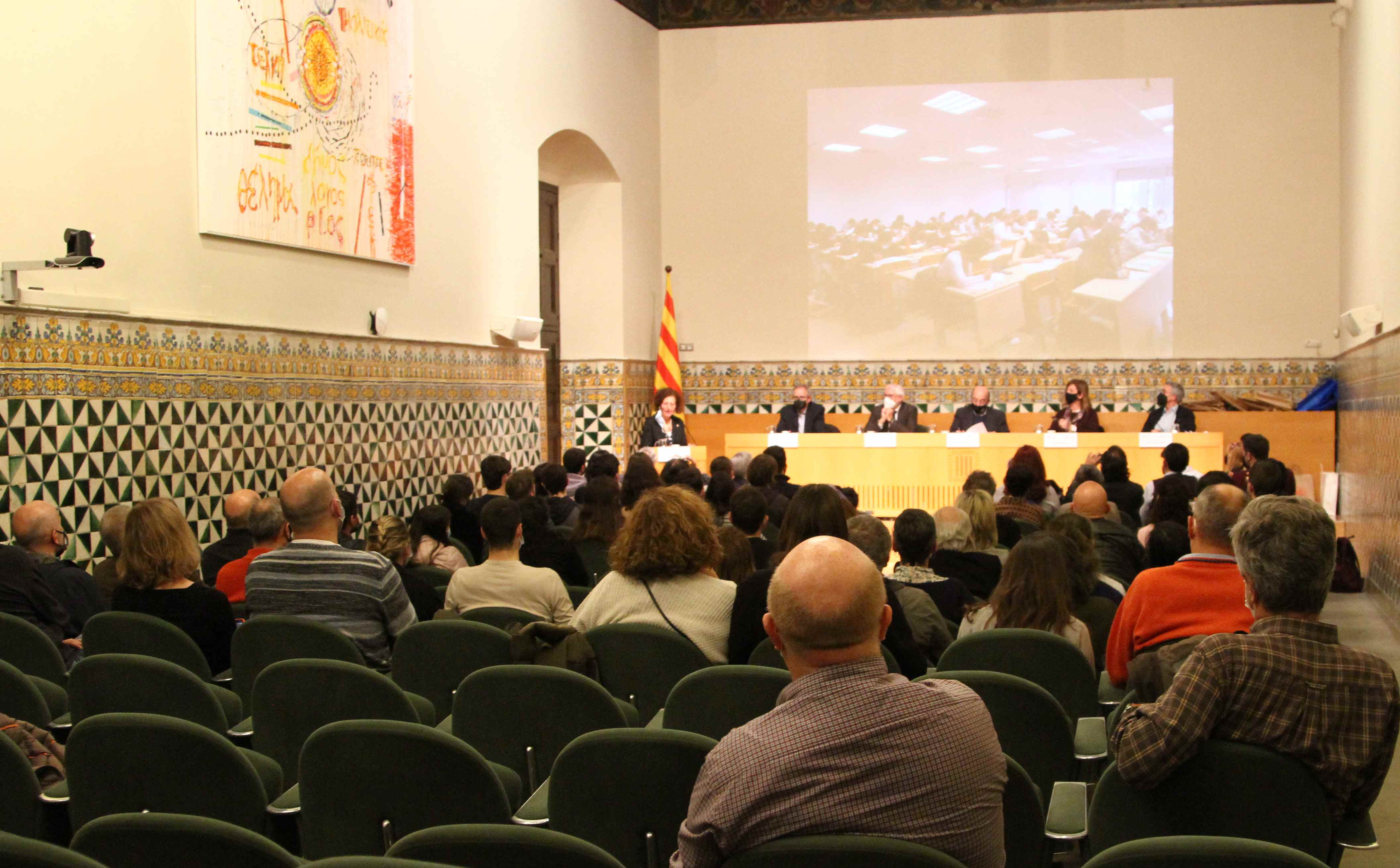 Acte de lliurament dels premis de la XII Olimpíada de Biologia de Catalunya