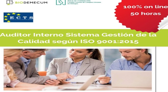 BIODEMECUM: Auditor Interno Sistema Gestión de la Calidad según ISO 9001:2015