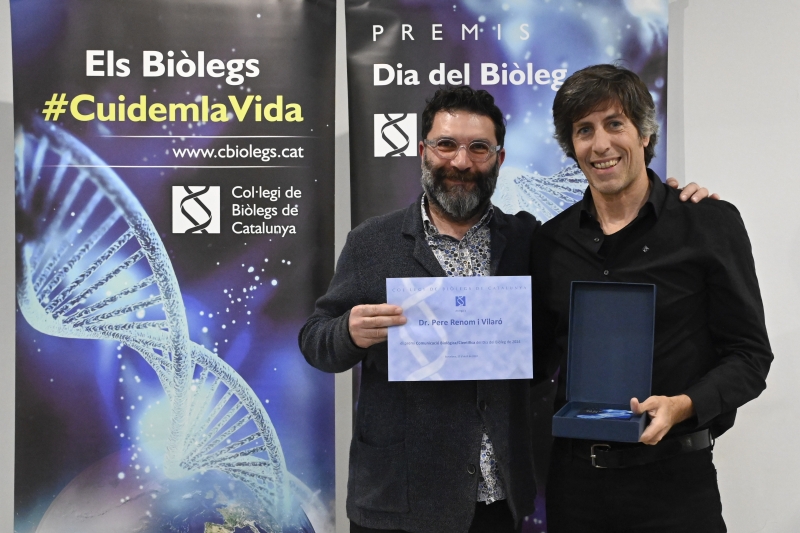 Pere Renom premi comunicació biològica Dia del Biòleg 2024