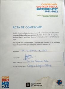 Barcelona Compromís ciutadà 2012
