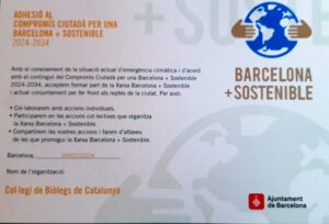 Barcelona + sostenible Adhesió