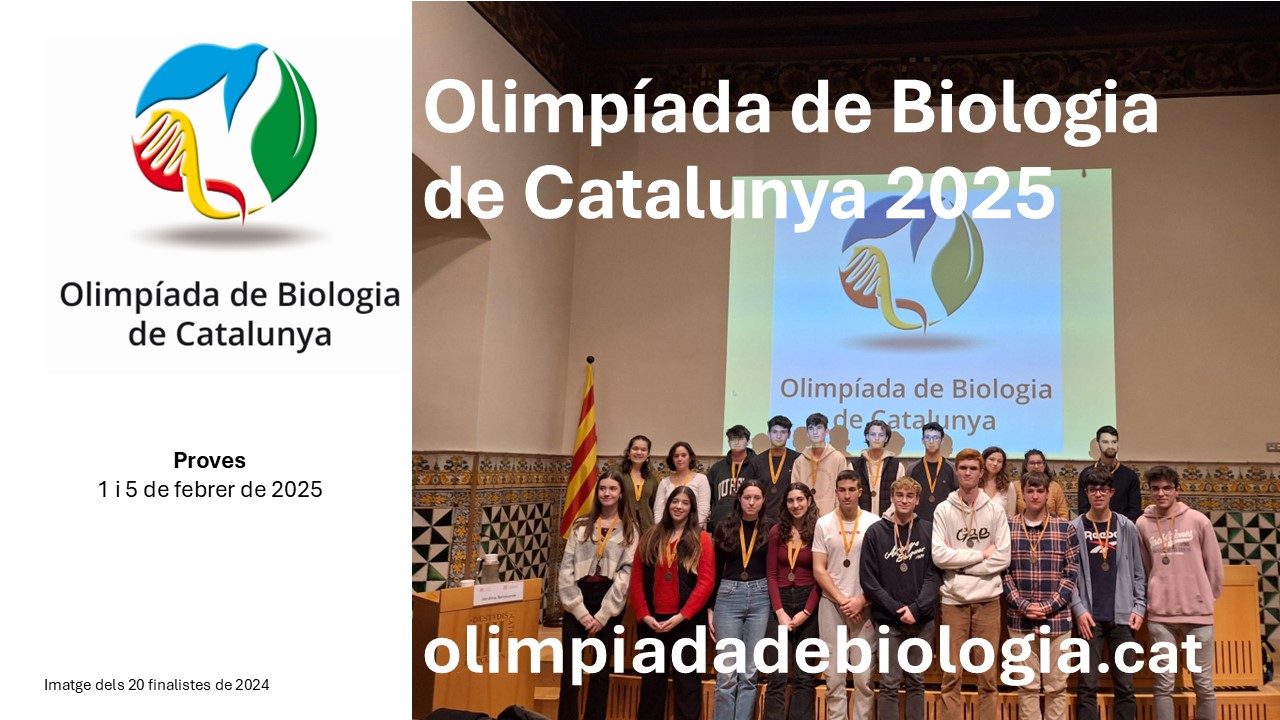 Olimpíada de biologia de catalunya 2025